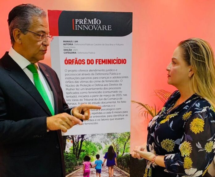 Notícias do Amazonas – Projeto “Órfãos do Feminicídio” ganha destaque no Prêmio Innovare