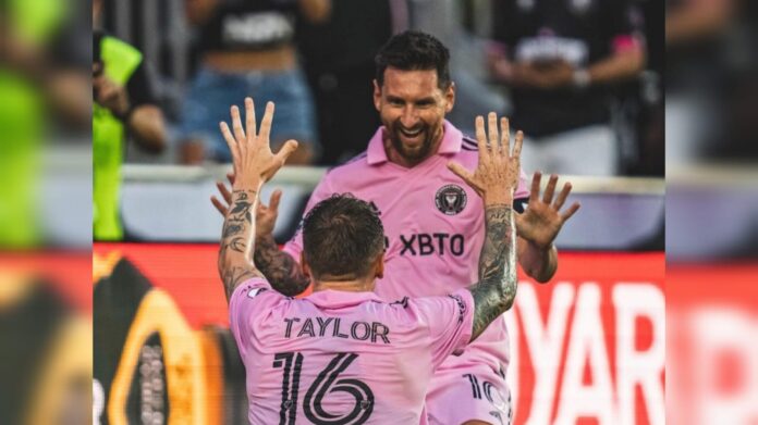 Inter Miami brilha com Messi, que anota dois gols na vitória de 4 a 0