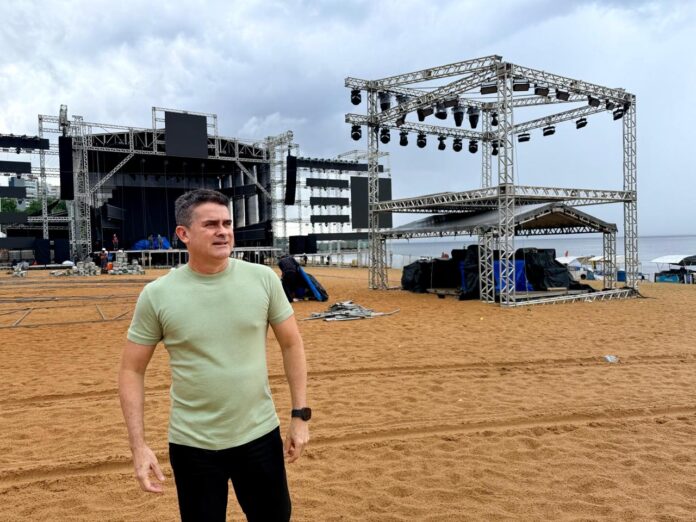 Notícias do Amazonas – Prefeito inspeciona montagem do Réveillon Manaus 2026 com três palcos