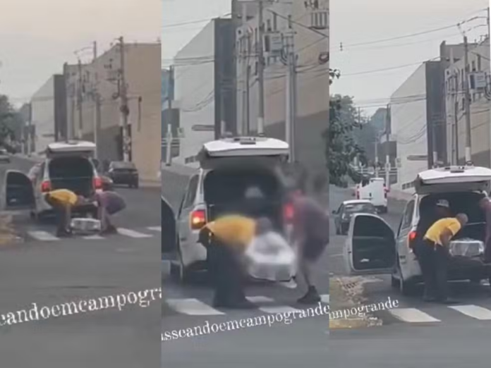 Notícias do Amazonas – Caixão se desprende de carro funerário em avenida movimentada